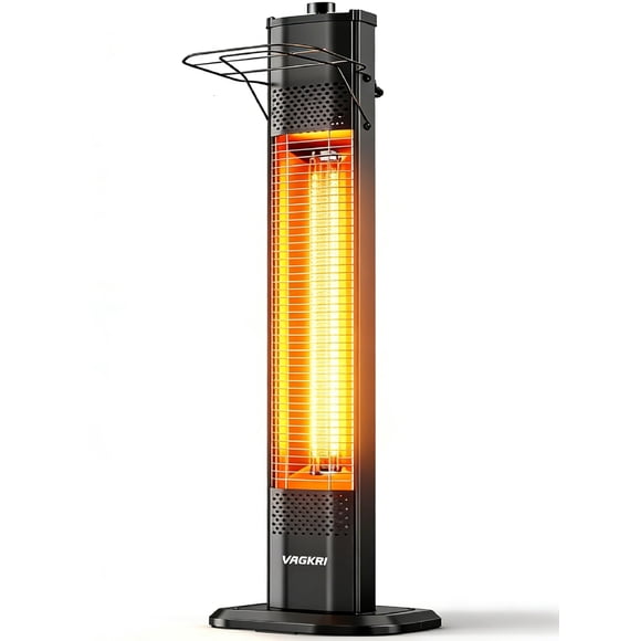 Calentador Eléctrico para Patio VAGKRI 1500W 91 cm Infrarrojo, Resistente al Agua
