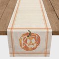 thumbnail image 3 of Creative Products Boo Jack-o'-lantern 16 x 90 Cotton Twill Table Runner, 3 of 3