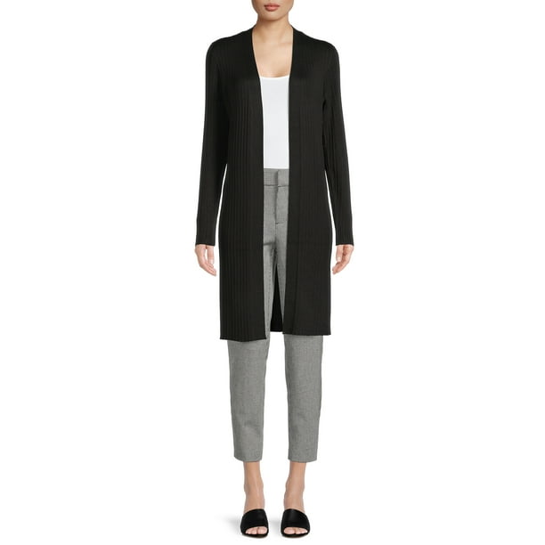 Time and Tru Women’s Ribbed Duster - Walmart.com