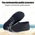 thumbnail image 4 of Water Shoes for Women Men, Quick-Dry Breathable Aqua Socks Flexible Non-slip Rubber Sole Barefoot for Beach Swim River Pool Lake surf ,Black ,34-35, 4 of 6