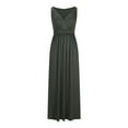 thumbnail image 3 of cfhntfmh Tank Dresses for Women Wrap V Neck Sleeveless Formal Sundress Elegant Summer Evening Prom Long Maxi Dress, 3 of 5
