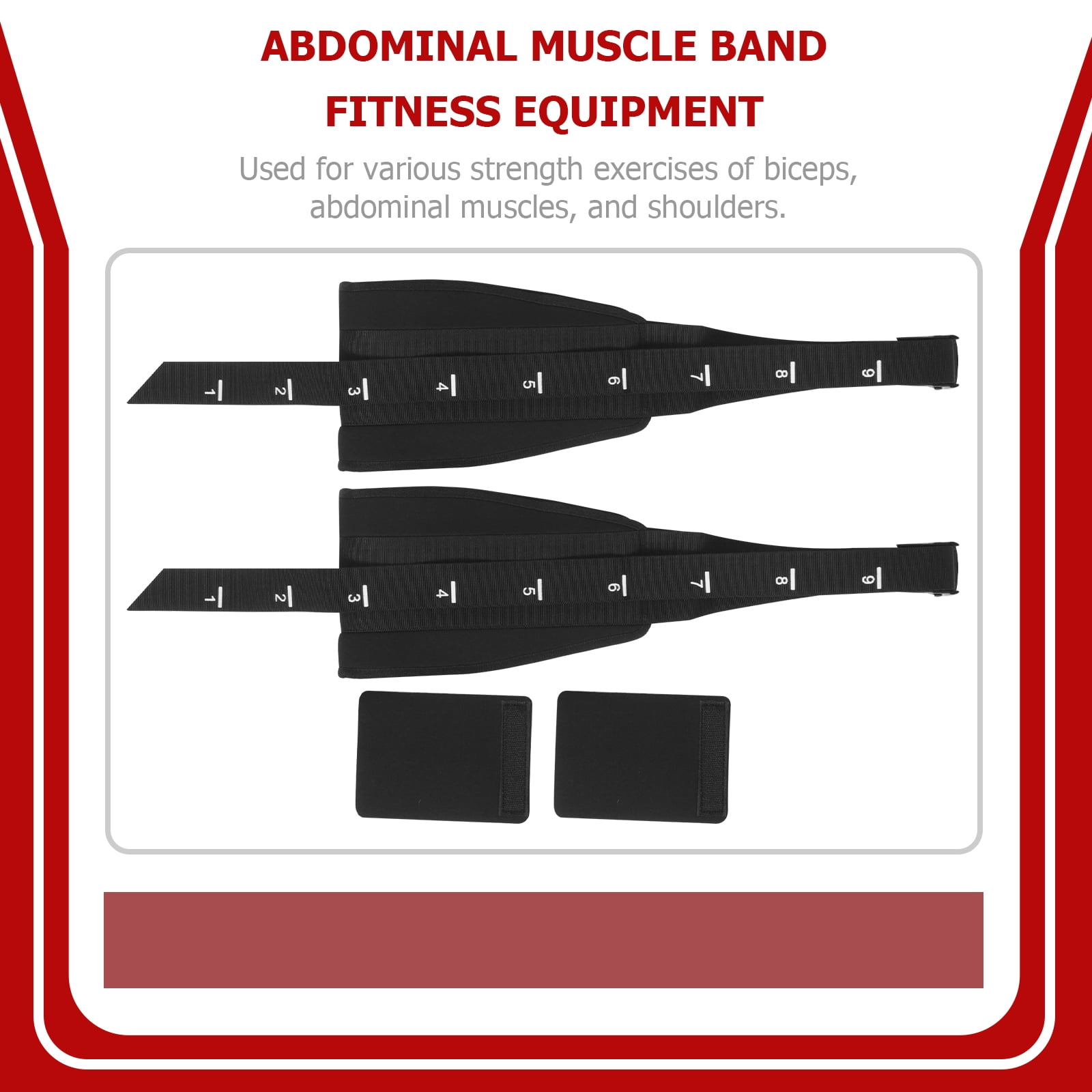 HOMEMAXS  Workout Equipment Daily Use Pull up Bar Hanging Straps Lifting Hooks Fitness Black