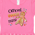 thumbnail image 3 of Inktastic Official Cookie Tester Cute Gingerbread Gift Baby Girl Dress, 3 of 4
