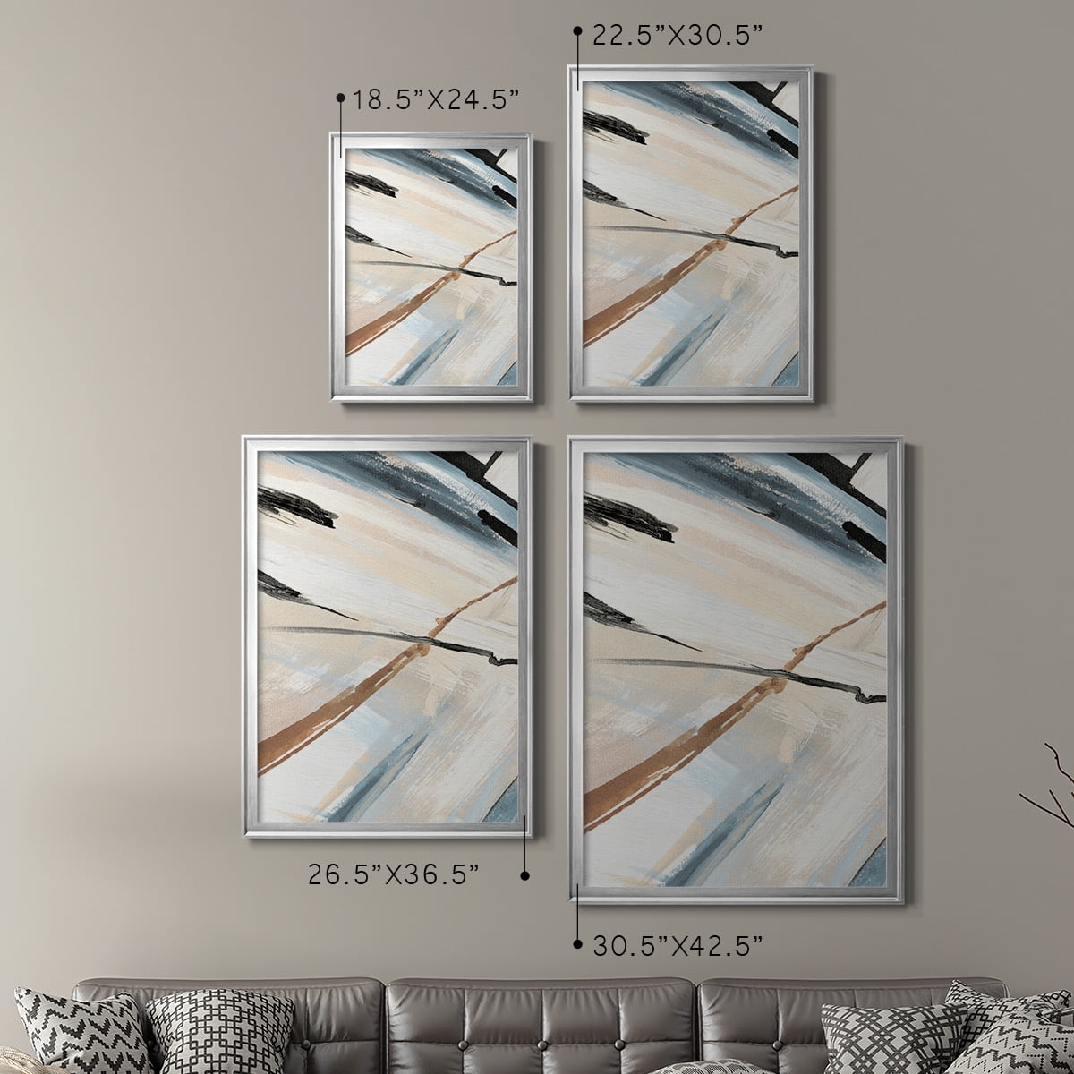 Dancing Wind Revisit II Premium Classic Framed Print - Ready to Hang