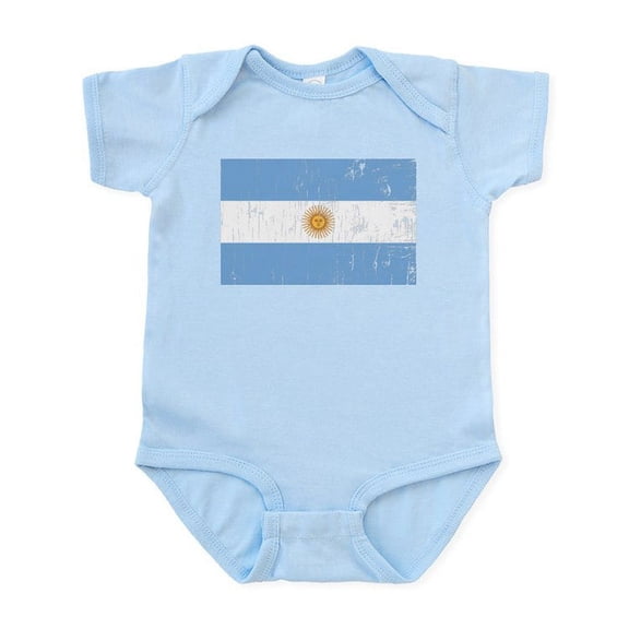 CafePress - Vintage Argentina Infant Bodysuit - Baby Light Bodysuit, Size Newborn - 24 Months