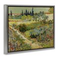 thumbnail image 4 of Stupell Industries Van Gogh Garden at Arles Landscape & Nature Painting Gray Floater Framed Canvas Art Print Wall Art, 31 x 25, 4 of 10