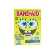 Johnson & Johnson Band-Aid SpongeBob SquarePants Glow-in-the-Dark 10 Count