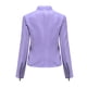 thumbnail image 4 of Chaquetas y abrigos de piel sintética de manga larga sin capucha, chaqueta informal de piel para mujer con cuello alto, chaqueta ajustada de color liso para mujer, 4 of 6