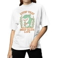 thumbnail image 2 of Happy Shark Deep Blue Life Women's T-shirt, 2 of 3