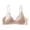 Beige bra for women, variant on Bralettes For Women Wireless Seamless Delta Cup Bra Thin Adjustable Strap Light Breathable Comfortable Bra Solid Color Daily Casual Leisure Wear