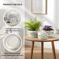 thumbnail image 3 of ShangDemonMaster White Ceramic Planter Set of 3 Indoor Plant Pots Matte Glazed Stoneware 5.9, 4.9 & 3.9 Inch, 3 of 7