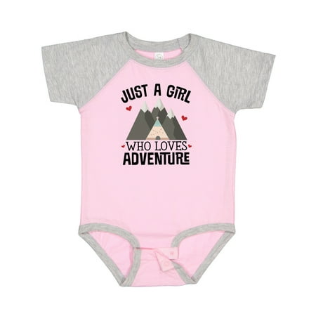 

Inktastic Just a Girl Who Loves Adventure Gift Baby Girl Bodysuit