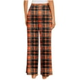 thumbnail image 4 of QATAINLAV Today Prime Sales Christmas Pj Pants Women Fashion Plaid Pajama Pant Casual Cotton Comfy Wide Leg Sweatpants Loose Plus Size Lounge Trousers Multicolor XXL, 4 of 8