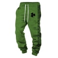 thumbnail image 2 of Men's 3D Printed St. Patrick's Day Elastic Waist Casual Sweatpants, 2 of 4