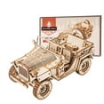 thumbnail image 2 of DIY Army Field Car 1:18 Scale Jeep Model Vehicle 3D Wooden Puzzle Kits Boy Toy Handcraft Project Gift Home Decoration, 2 of 4