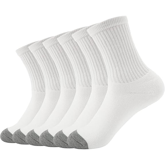 Men's Athletic Running Socks 1 Pairs Cotton Thick Cushion Socks 9-12