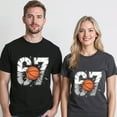 thumbnail image 5 of 67 Basketball Six Seven 6 7 Meme T-Shirt – Sports Humor – Casual Wear for Fans, 5 of 6