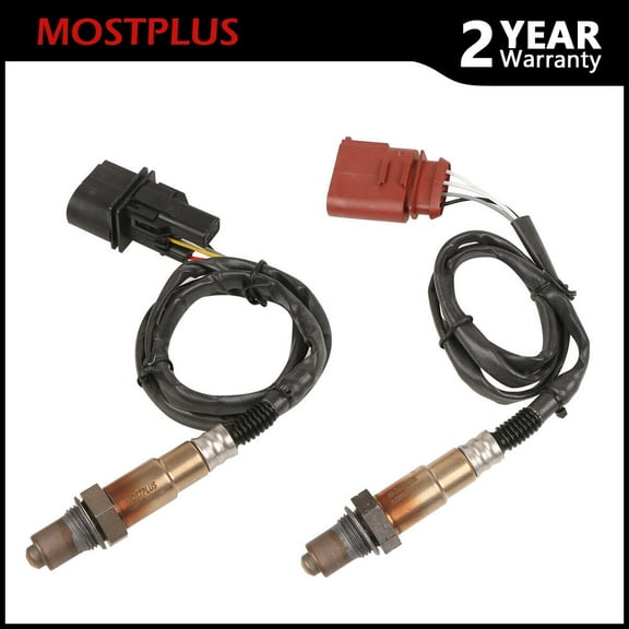 MOSTPLUS Set of 2 Up & Downstream O2 Oxygen Sensor For Audi A4 A8 TT VW Passat Beetle Golf
