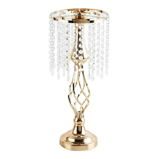 Candelabro versátil, centro de mesa de flores para bodas, candelabro, vela de té Oro Pequeño