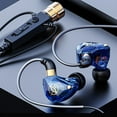 thumbnail image 2 of 3.5mm Wired Headphones with Microphone HiFi Earphones Headset Vedio Streaming Karaoke Earbuds for Mobile Phones, 2 of 7