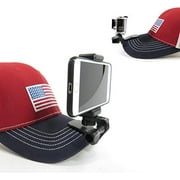 Octo Mounts - Sports Mount. Baseball Hat and Backpack Strap Smartphone or Camera Holder. Compatible with Smartphones and GoPro Style Cameras.