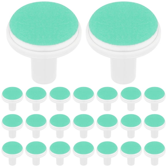 24 Uds. Almohadillas eléctricas para lima de uñas para bebés, cortauñas eléctrico, almohadillas de repuesto, cabezales de pulido de uñas