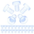 thumbnail image 6 of MLINS  50 PCS Clear Rubber Grippers for Glass Furniture Belt Shower Door Travel Transparent, 6 of 8
