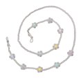 thumbnail image 2 of 1Pc Transparent Floret Beads Eyeglasses Necklace Mask Anti-lost Hanging Chain, 2 of 7