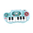 thumbnail image 1 of Juguete de Piano para Niños Pequeños, Juguete Musical Luminoso para Bebés, Juguete Musical Educativo Portátil para Niños de 3, 4, 5, 6 años de Nacimie Garra Azul, 1 of 8