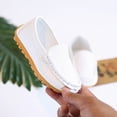 thumbnail image 2 of Xudanell Toddler Boy Sneakers Candy Color Toddler Dress Shoes Boys Flat Boat Sneakers Slip on Loafers Kids Sneakers, 2 of 8