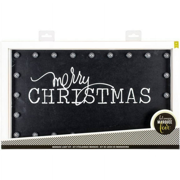 American Crafts Heidi Swapp Marquee Love Collection Christmas Marquee Kit Plastic Chalkboard