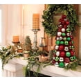 thumbnail image 2 of Mini mesa con forma de árbol de Navidad GNFlus de 16 pulgadas con 94 adornos, 2 of 7