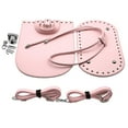 thumbnail image 3 of lionlar 7Pcs/Set Leather Bag Bottom Base Drawstring Strap Bag Buckle Shoulder Bag Making Pink, 3 of 5