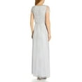 thumbnail image 2 of Adrianna Papell Round Neck Back Zipper Short Sleeves Long Dress-SERENITY / 0, 2 of 2