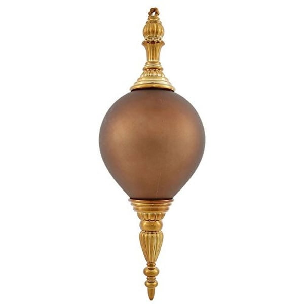 Vickerman 21" Copper Matte/Shiny Finial Christmas Ornament