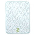 thumbnail image 2 of Parents Choice Appliqued Gator Soft Baby Blanket, Blue and White, Infant Boy, 2 of 11