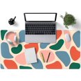 thumbnail image 2 of Cute Abstract Desk Mat XXL Large Mouse Pad Big Modern Boho Desk Pad Keyboard Mouse Mat Desk Accessories for Women Cute Desk Decor Extended Gaming Mousepad Computer Desktop Mat Deskmat 31.5X15.7 in, 2 of 6