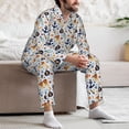 thumbnail image 7 of Picia Pirate Skull And Anchor Pattern Men’s Long-Sleeve Sleepwear Set - Soft 2-Piece Loungewear with Pockets, Comfy PJs for Relaxing Nights-XX-Large, 7 of 7