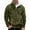 A-Army Green393, variant on XIAOCHA Men's Athletic Jacket Fleece Stand Collar Retro Zipper Top Fall Winter Warm Outdoor Hiking Sweatshirts