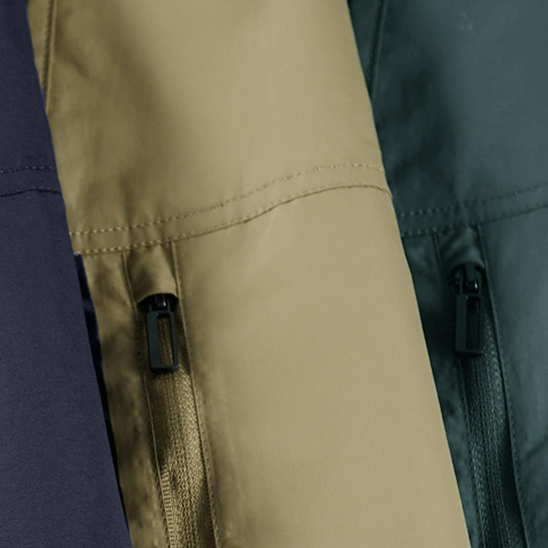 Njoeus Men's Casual Outdoor Quick-Dry Vest Work Fishing Travel Photo Cargo  Vest Jacket Multi Pockets (Big & Tall M-5XL) 