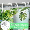 thumbnail image 3 of Summer Cat Shower Curtain, Hello Summer Shower Curtains for Bathroom, Summer Farmhouse Holiday Bathroom Home Decor, Waterproof Fabric with Hooks 72X72 Inch, 3 of 6