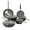 Black, variant on Sur La Table Kitchen Essentials Gourmet Cuisine 10 Piece Titanium Ceramic Nonstick Interior Forged Aluminum Cookware Pots and Pans Set - Black & Grey Interior - Induction Compatible