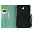 thumbnail image 4 of Galaxy Tab A 10.1-inch SM-T580/ SM-T585 Case, Allytech Embossed with Butterfly Series Folio Stand Wallet Case with Cards/Cash Holder for Samsung Galaxy Tab A 10.1" Tablet(SM-T580/ SM-T585), Green, 4 of 7
