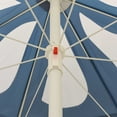 thumbnail image 3 of vidaXL Beach Parasol Blue Polyester 94.5 in diameter Tiltable, 3 of 5