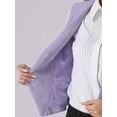 thumbnail image 6 of INSPIRE CHIC Women's Suit Vest Double Breasted Business Lapel Dressy Waistcoat Vest XS Light Purple, 6 of 7