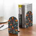 thumbnail image 5 of Picia Autumn with Pumpkins Pattern Wood Bookends for Shelves,Non-slip Bookends, Heavy Duty Wooden Bookend Support,1 Pair, 5 of 8