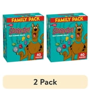(2 pack) Betty Crocker Scooby-Doo! Fruit Flavored Snacks 40 Count