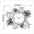 thumbnail image 5 of etiqueta de la pared reloj Zulema Calcomanía autoadhesiva 52x45 cm, 5 of 5