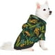 thumbnail image 2 of Fotbe Jungle Leopard Yellow Sudadera con Estampado para Perros Pequeños – Suéter con Capucha para Mascotas, Tela Suave de Forro Polar con Bolsillo-Small, 2 of 7