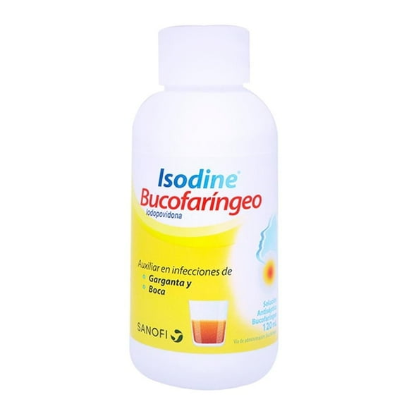 Isodine Iodopovidona 120 ml solución bucofaríngeo